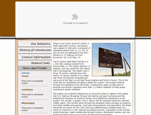 Tablet Screenshot of elcaminocorridor.org